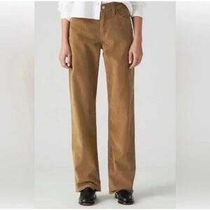 Levi's ‘94 Baggy Dijon Corduroy Loose Fit Straight Leg Pants Women’s Size 28 L31